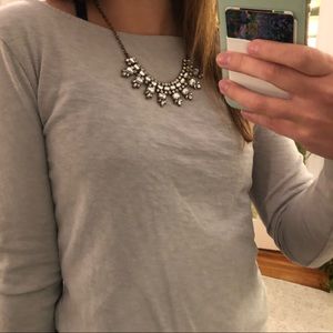 J. Crew Gray Artist Tee S